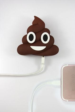 MOJI POWER Oplader Poo External Battery 2600 Nh mid brown