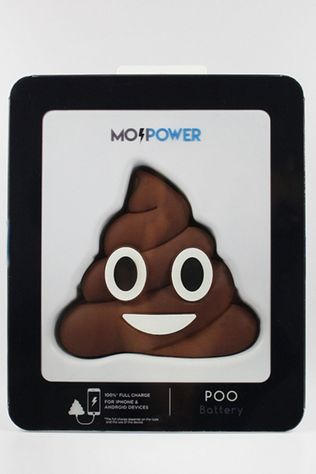 MOJI POWER Oplader Poo External Battery 2600 Nh mid brown