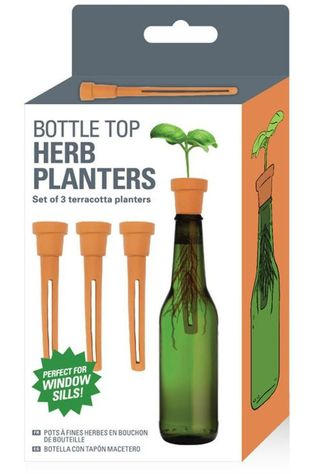Gadget Bottle Top Herb Planters