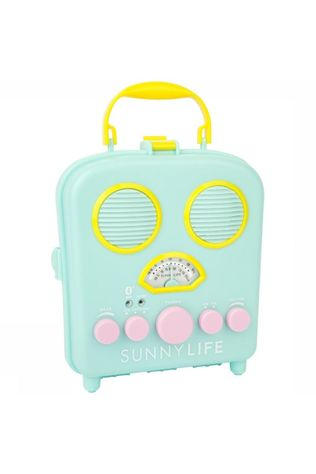 Sunnylife Gadget Beach Sounds Radio light blue/mid yellow