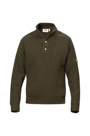 Fjällräven Trui Värmland T-Neck dark khaki