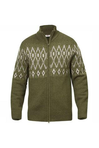 Fjällräven Trui Sörmland Jacquard dark khaki