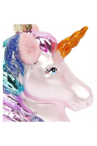 Sunnylife Unicorn Festive Ornament white/light pink