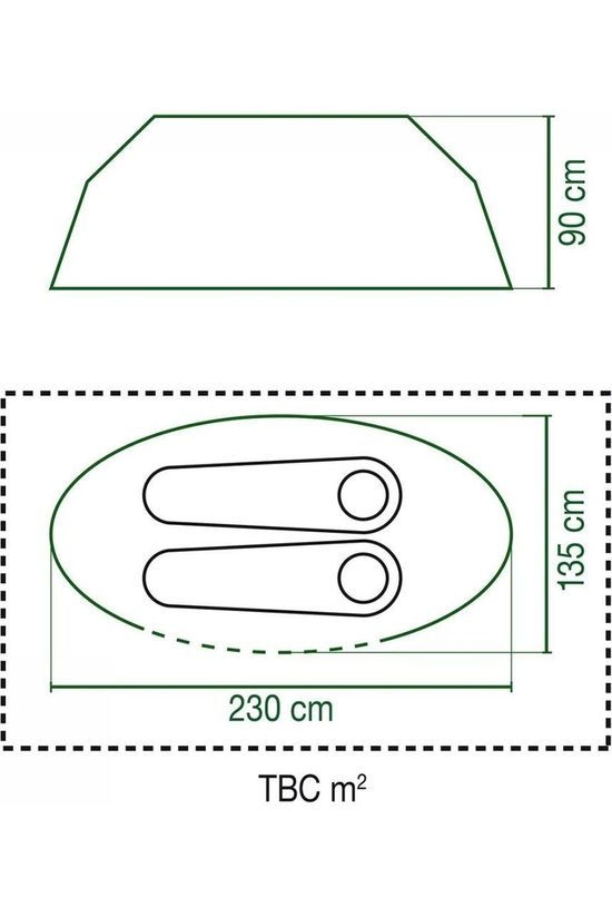 Coleman Tente Galiano 2 mid green/white