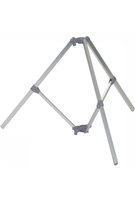 Bo-Camp Accessoire Droogmolen Met Voet Demontabel Draadlengte 15 Meter mid grey