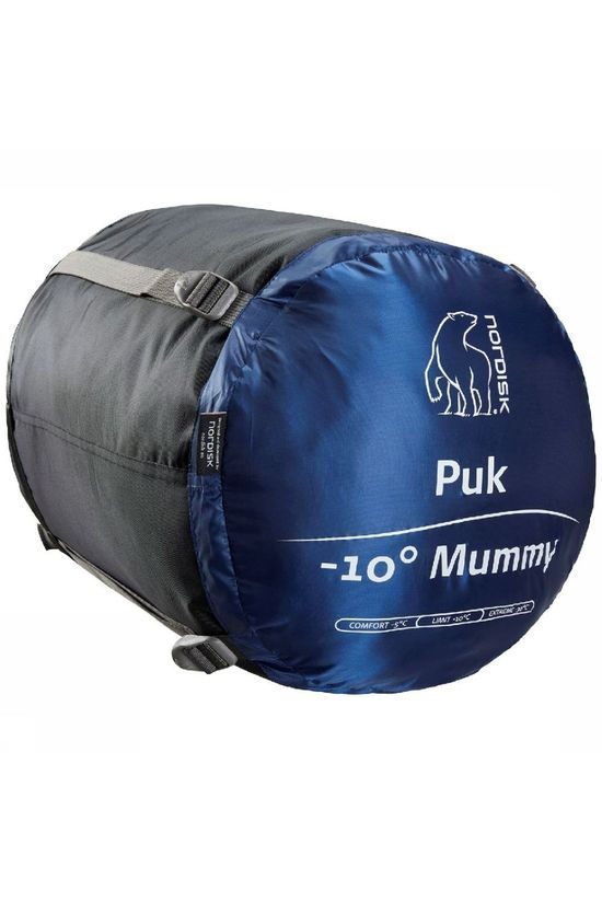 Nordisk Sac De Couchage Puk -10° Mummy Xl Navy Blue/Yellow