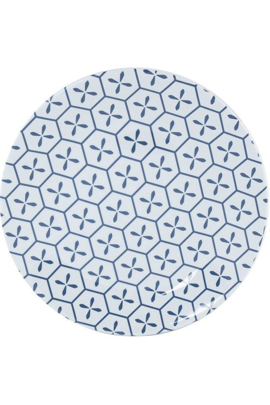 Bo-Camp Assiette Servies 100% Melamine 16-Delig Blue/Assorted / Mixed