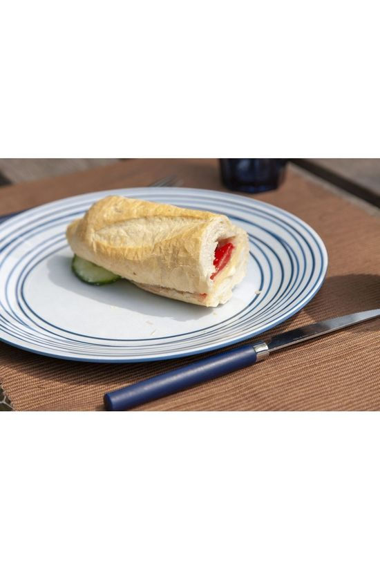 Bo-Camp Assiette Servies 100% Melamine 16-Delig Blue/Assorted / Mixed