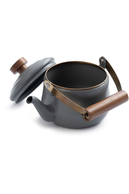 Barebones Living Pot Theepot Geëmailleerd dark grey