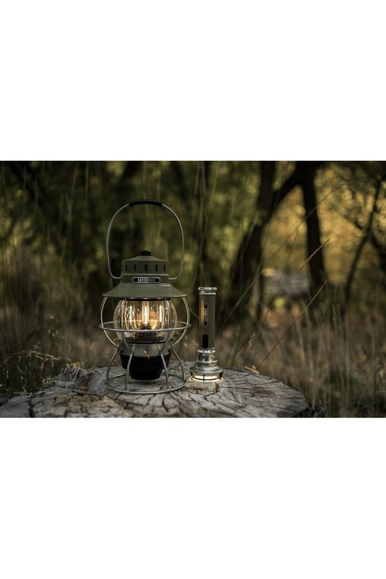 Barebones Living Eclairage Railroad Lantern mid khaki
