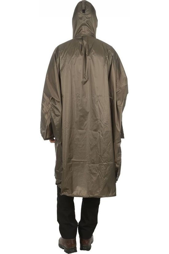 Ayacucho Poncho Wandelponcho II mid khaki