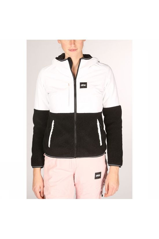 Picture Organic Clothing Coupe-Vent Mayan White/Black