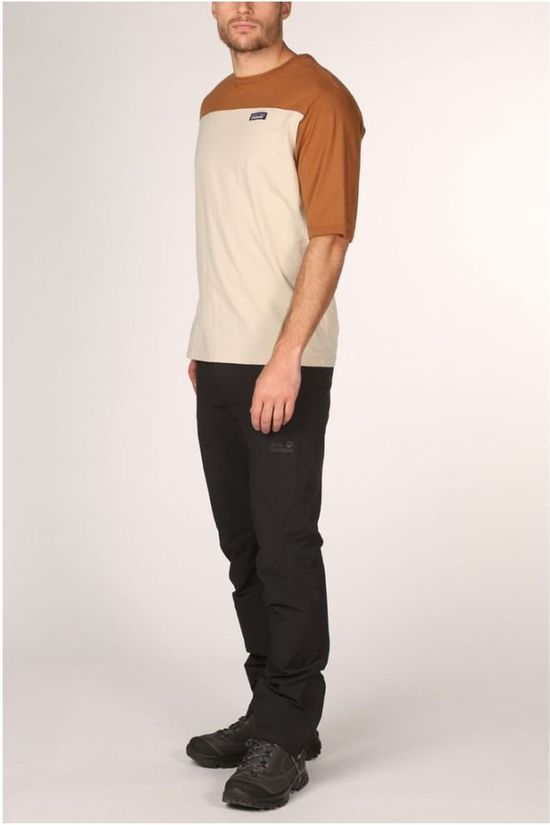 Patagonia T-Shirt Cotton In Conversion Ecru/Mid Brown