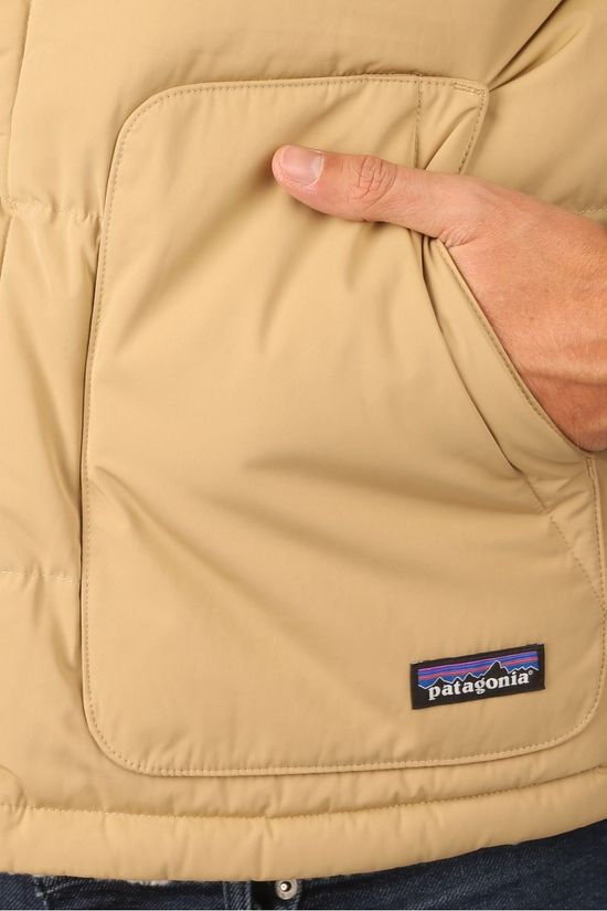 Patagonia Bodywarmer Reversible Bivy Down Sand Brown/Mid Brown