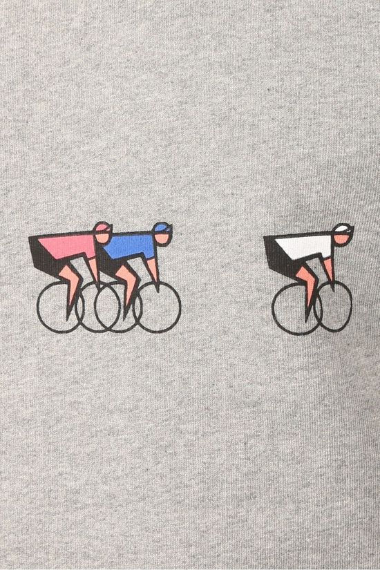 Erstwhile Sweatshirt Tête De La Course Mid Grey/Marle