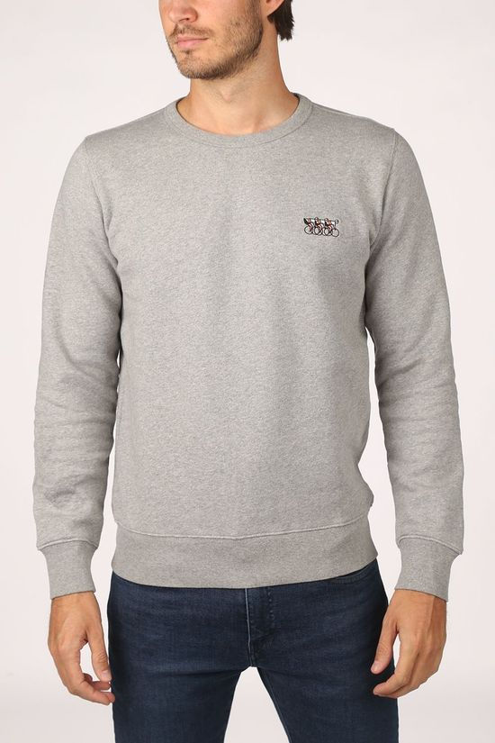 Erstwhile Sweatshirt Waaier Mid Grey/Marle