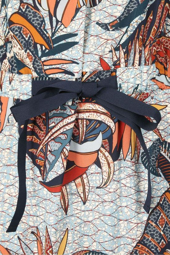 La Fée Maraboutée Robe Nabela Light Blue/Camel Brown
