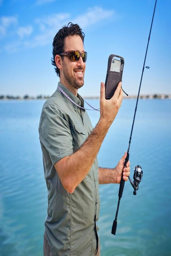 Nite Ize Sac Étanche Runoff Waterproof Phone Case dark grey