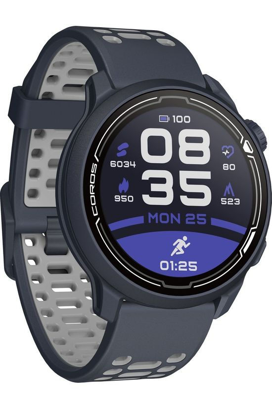 Coros Montre De Sport Pace 2 Dark Navy With Silicone Band dark blue