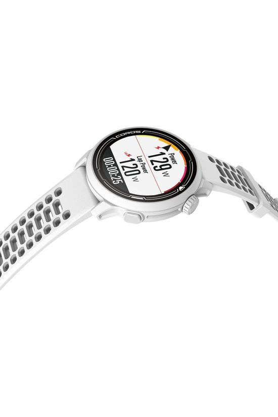Coros Montre De Sport Pace 2 White With Silicone Band white