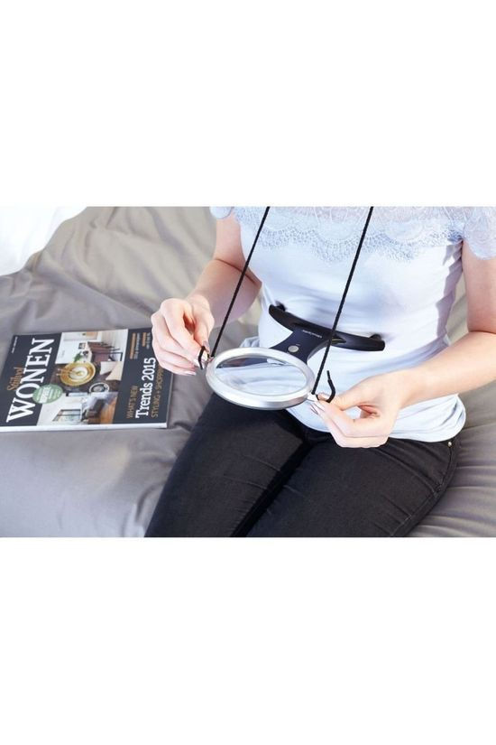 Van Assendelft Vergrootglas Vergrootglas Handsfree Met Nekkoord Black