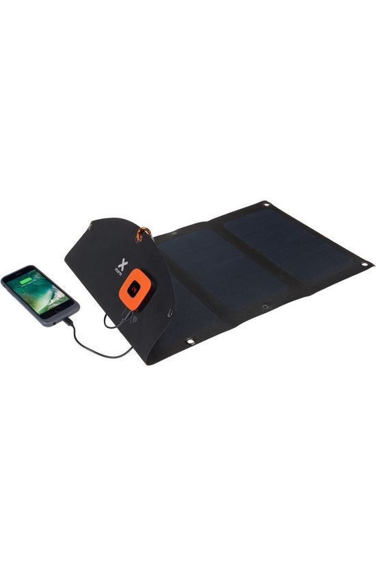 Xtorm Outdoor Kit Solarbooster 21 Watt Panel + Power Bank Rugged 10000 Black/Orange