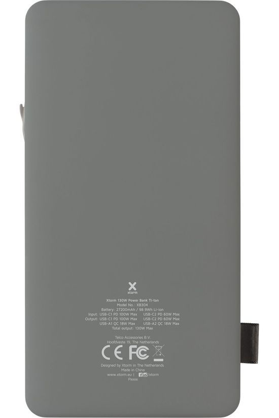 Xtorm Chargeur Power Bank Titan 27200 No colour