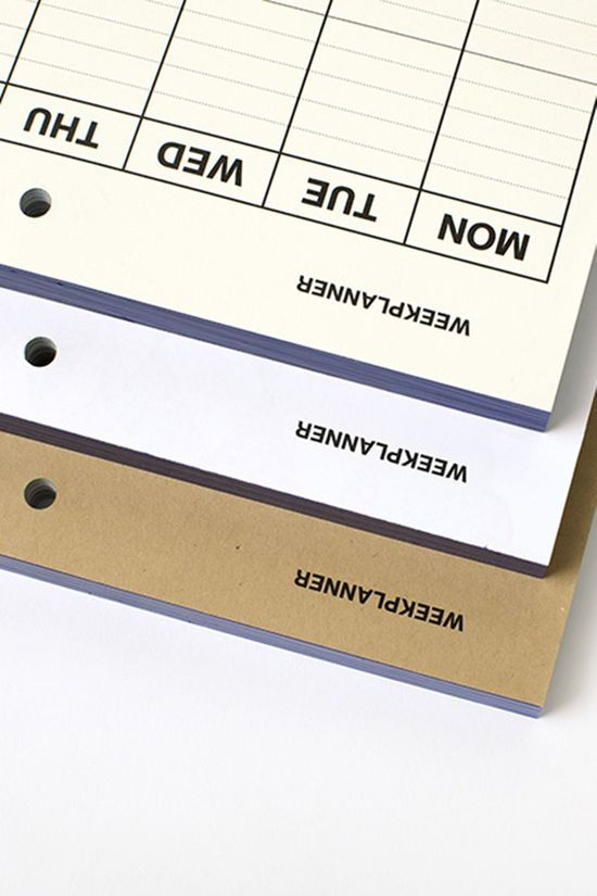 Redopapers Weekplanner No colour / Transparent