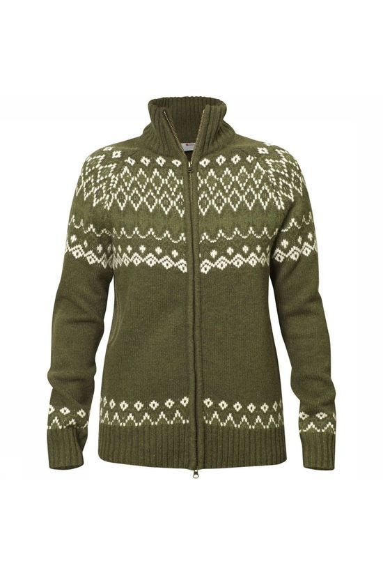 Fjällräven Trui Sörmland Jacquard dark khaki