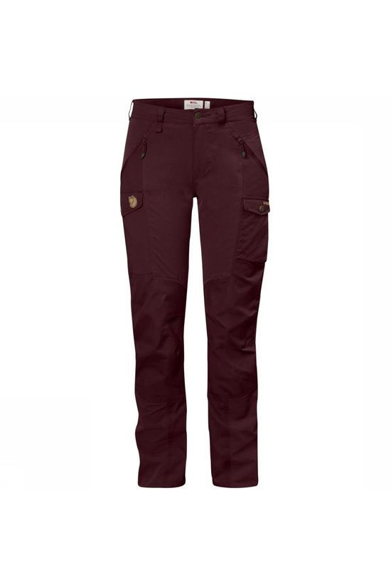 Fjällräven Broek Nikka Curved dark red