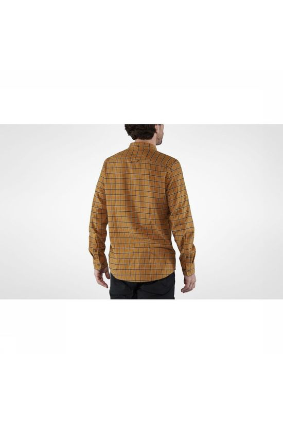 Fjällräven Chemise Ovik Flannel Dark Yellow/Assorted / Mixed