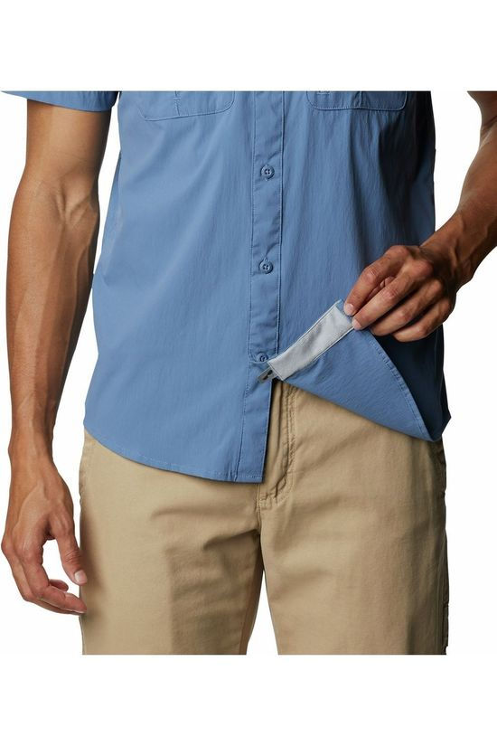 Columbia Chemise Newton Ridge Short Sleeve Navy Blue