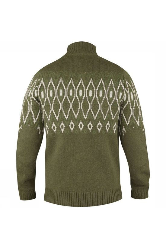 Fjällräven Trui Sörmland Jacquard dark khaki