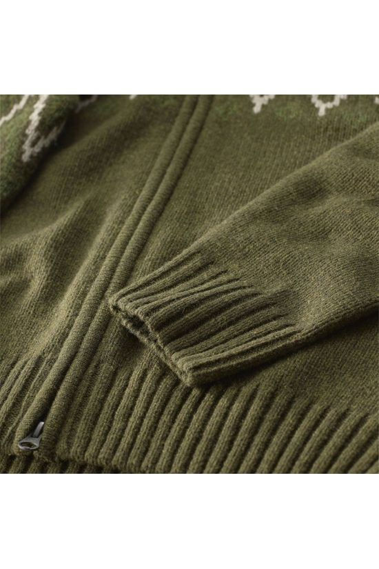 Fjällräven Trui Sörmland Jacquard dark khaki