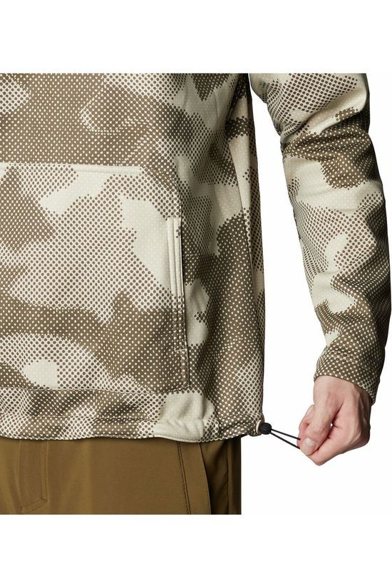 Columbia Pull Out-Shield Dry Hoodie light brown/light blue