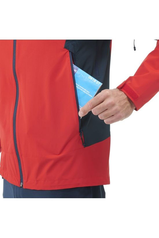 Millet Imperméable Fitz Roy III Petrol/Red