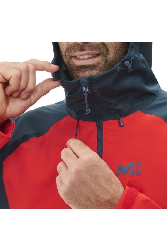 Millet Imperméable Fitz Roy III Petrol/Red