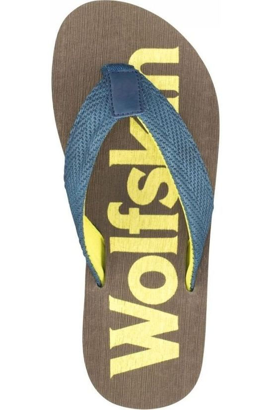 Jack Wolfskin Tongs Eezy blue/yellow