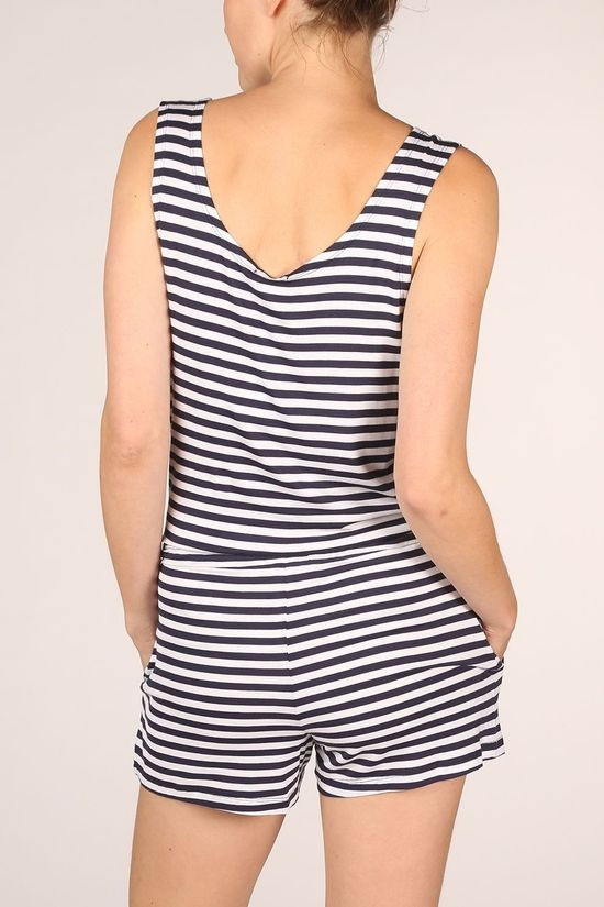 Esprit Combinaison Port Beach Playsuit white/blue