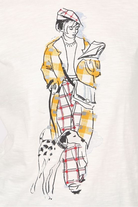 Esprit T-Shirt  090Ee1K322 white