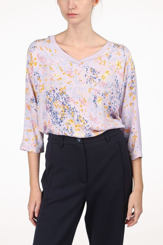 Tom Tailor T-Shirt 1024738 Violet/Yellow