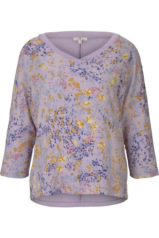 Tom Tailor T-Shirt 1024738 Violet/Yellow