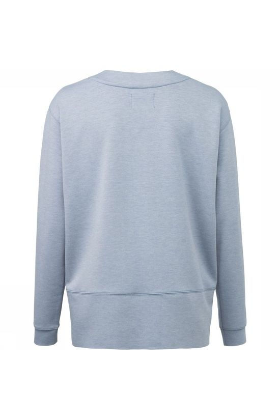 Yaya Pull Cutout Hem mid blue