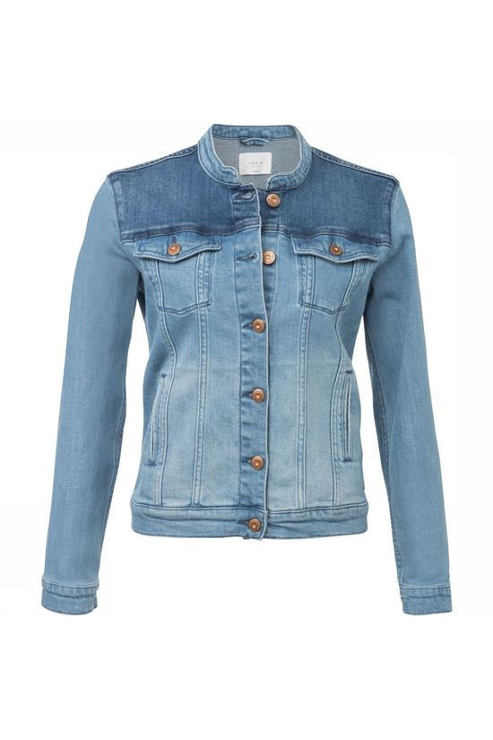 Yaya Blazer 2 Tone Denim Light Blue (Jeans)