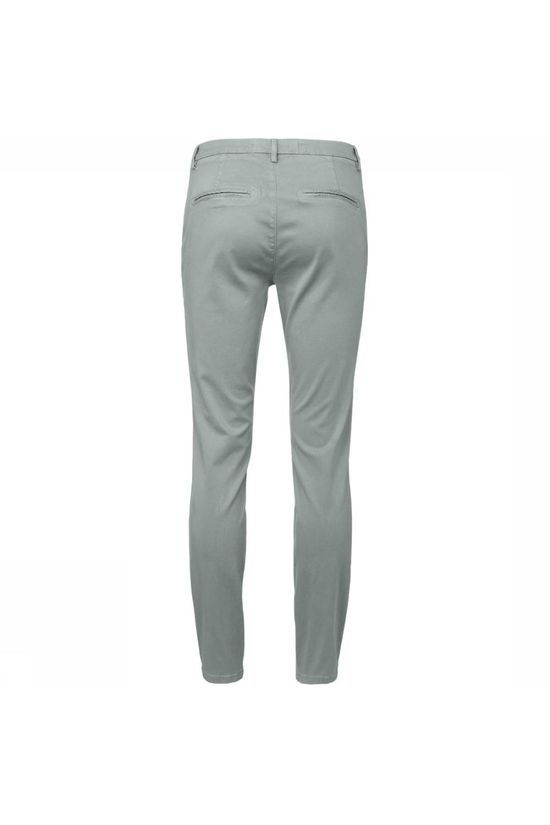 Yaya Pantalon Silk-Touch Chino mid green