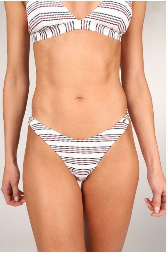 Superdry Slip Edit Stripe red/off white