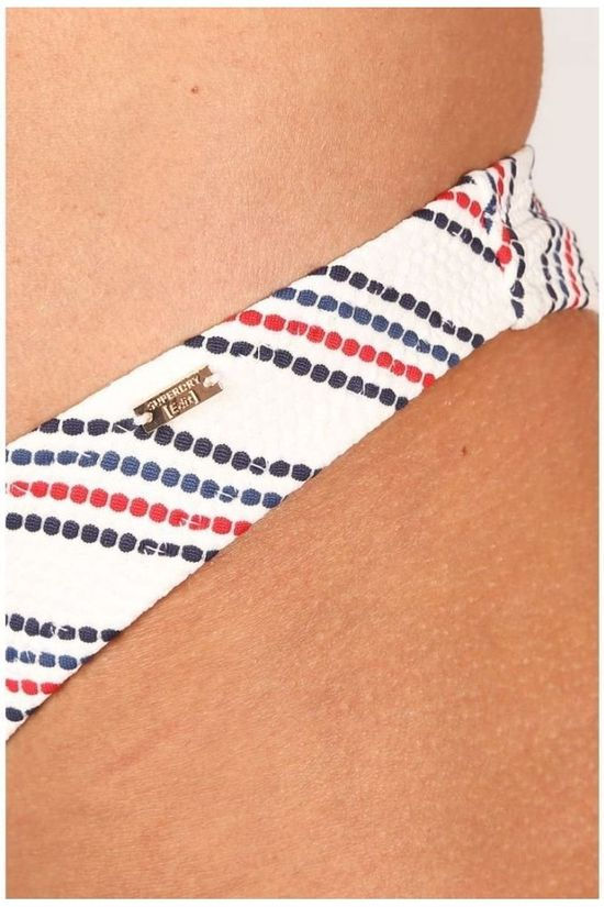 Superdry Slip Edit Stripe red/off white