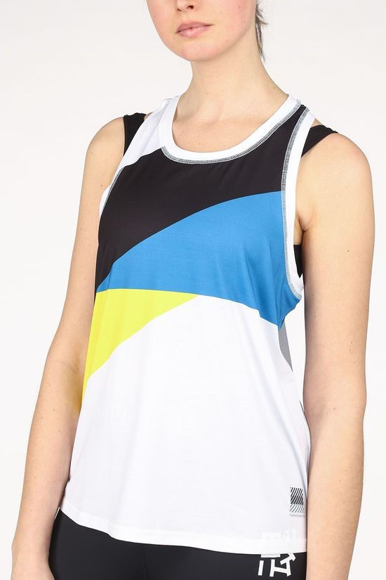 Superdry Top Training Spliced White/Assorted / Mixed