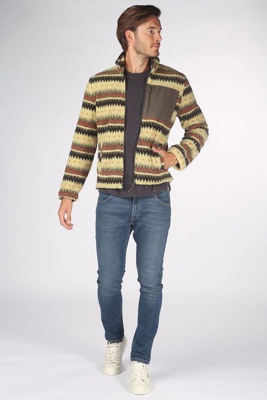 RVLT Cardigan 7707 Sand Brown/Mid Khaki