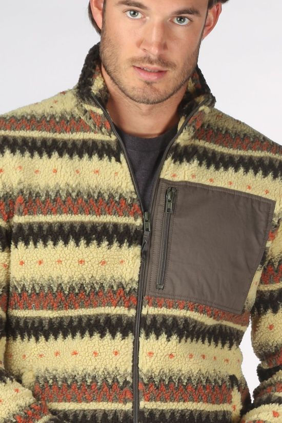 RVLT Cardigan 7707 Sand Brown/Mid Khaki